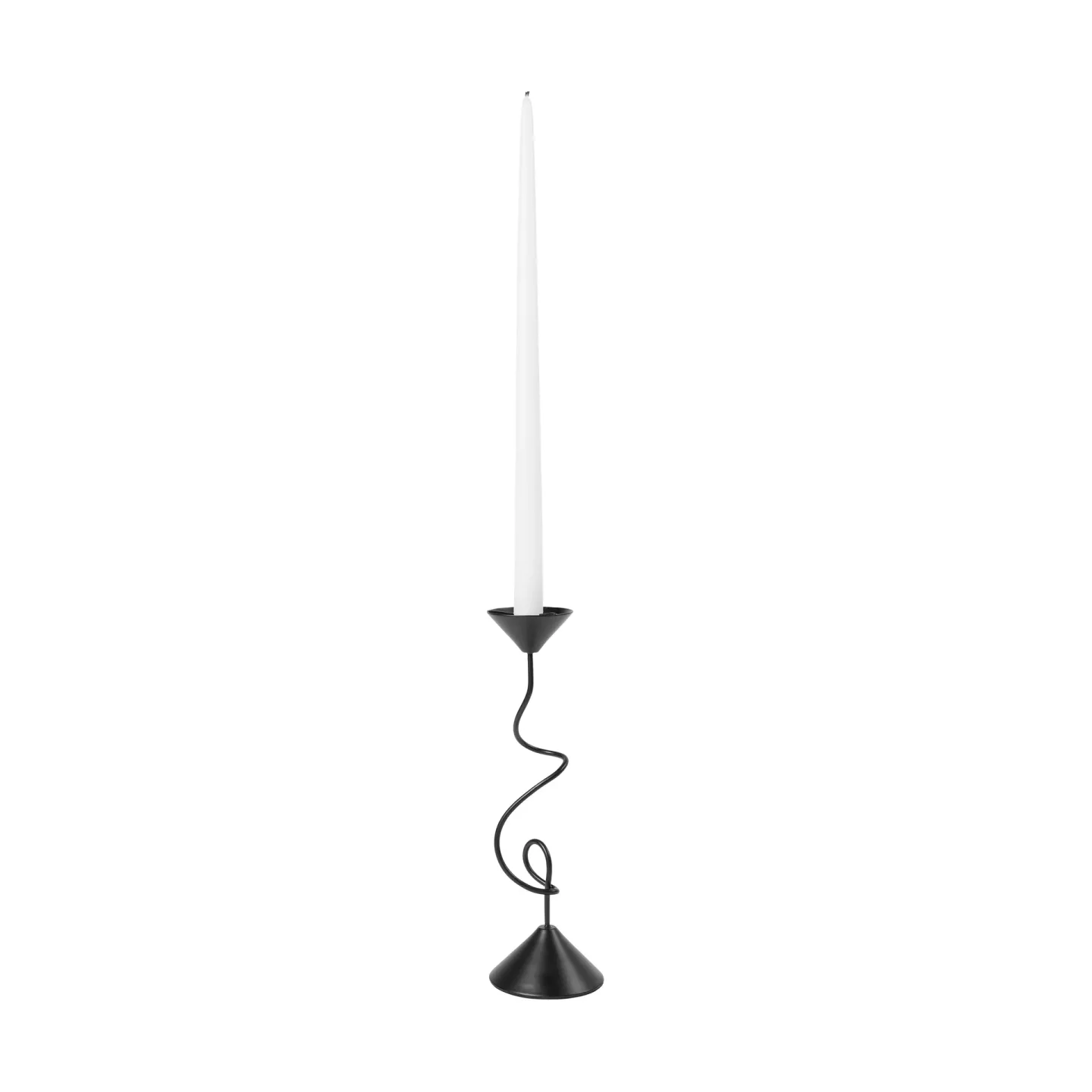 Broste Copenhagen Selma Kerzenständer 26,5 cm Black