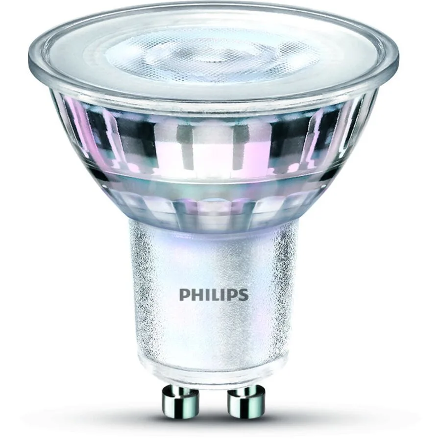 Leuchtmittel Philips Glas GU10 4.9 W - Farbe: silber - Lichtfarbe: Warmweiss