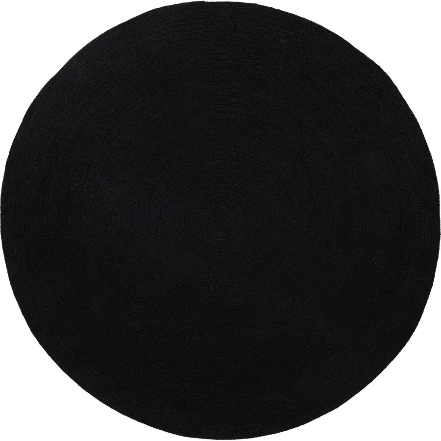 Teppich Omara Dukelgrau Einfarbig PET 150 x 150 cm