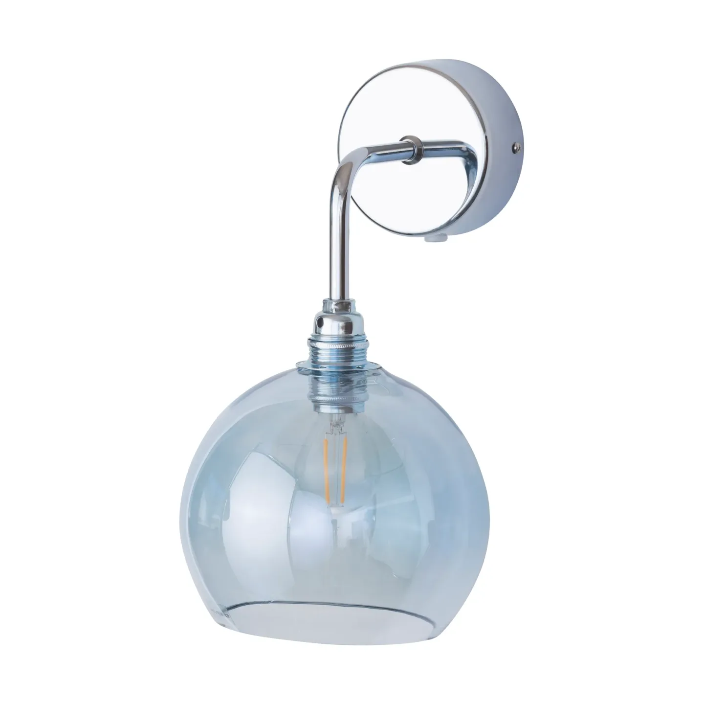 EBB & FLOW Rowan vägglampa Topaz blue