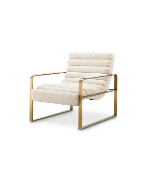 Olsen lænestol bouclé cream