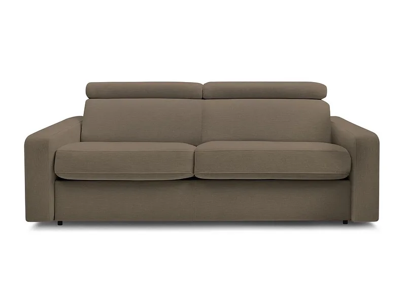 3er Sofa BOBOCHIC MONACO Stoff rotbraun