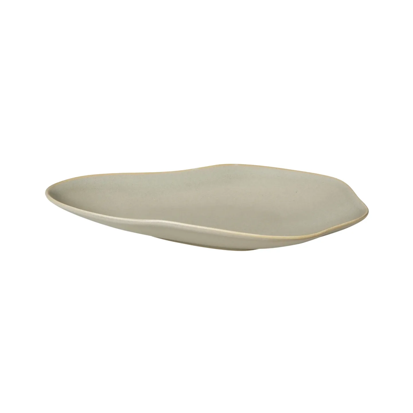 Broste Copenhagen Limfjord Teller 14 x 24cm Soft brown