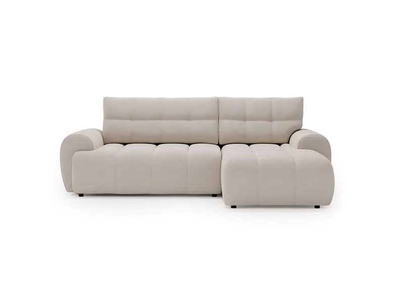 Ecksofa MINTY Stoff cremeweiss