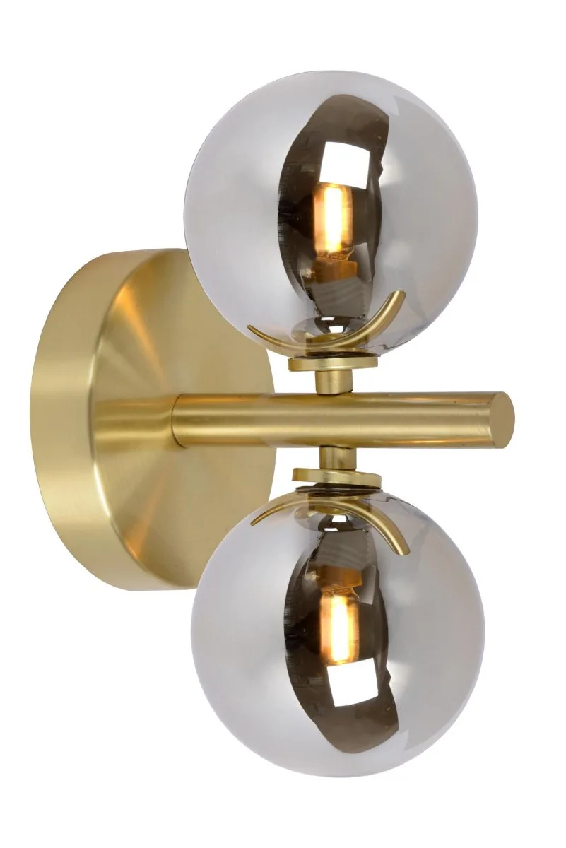 Lucide - Tycho 22cm - Vägglampa - Mattguld/mässing