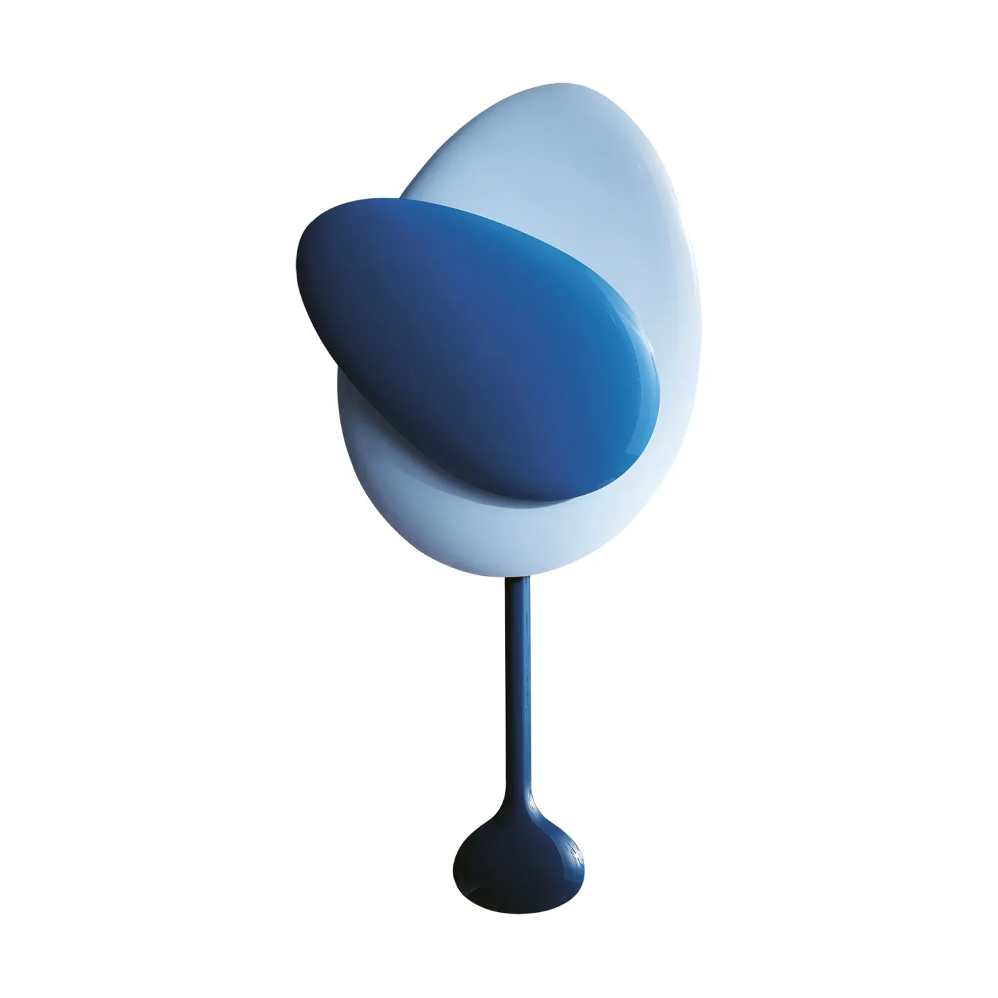 Design House Stockholm Mellow Clock Wanduhr Blue
