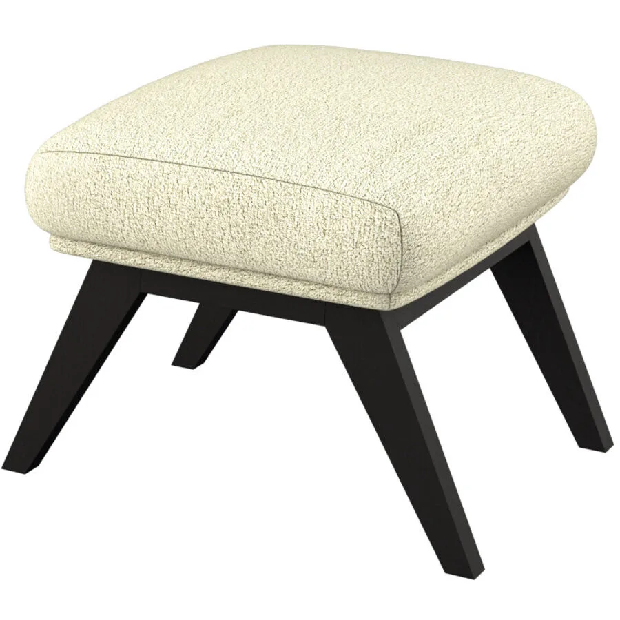 Hocker Halani offwhite Stoff B 41 T 54 H 41 cm