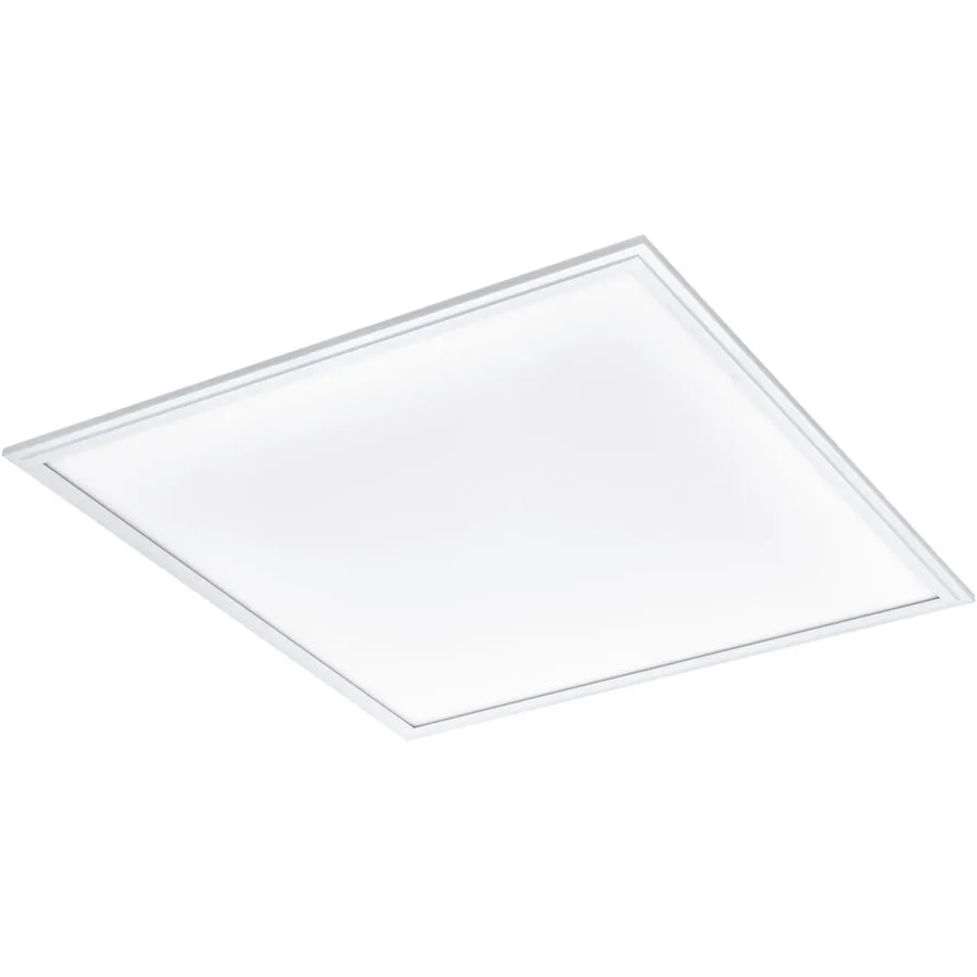 Eglo Deckenlampe Salobrena 1 Weiss Aluminium 62 cm 1.1 cm - LED - Lichtfarbe: Helles Neutralweiss - LED Energiesparlampen