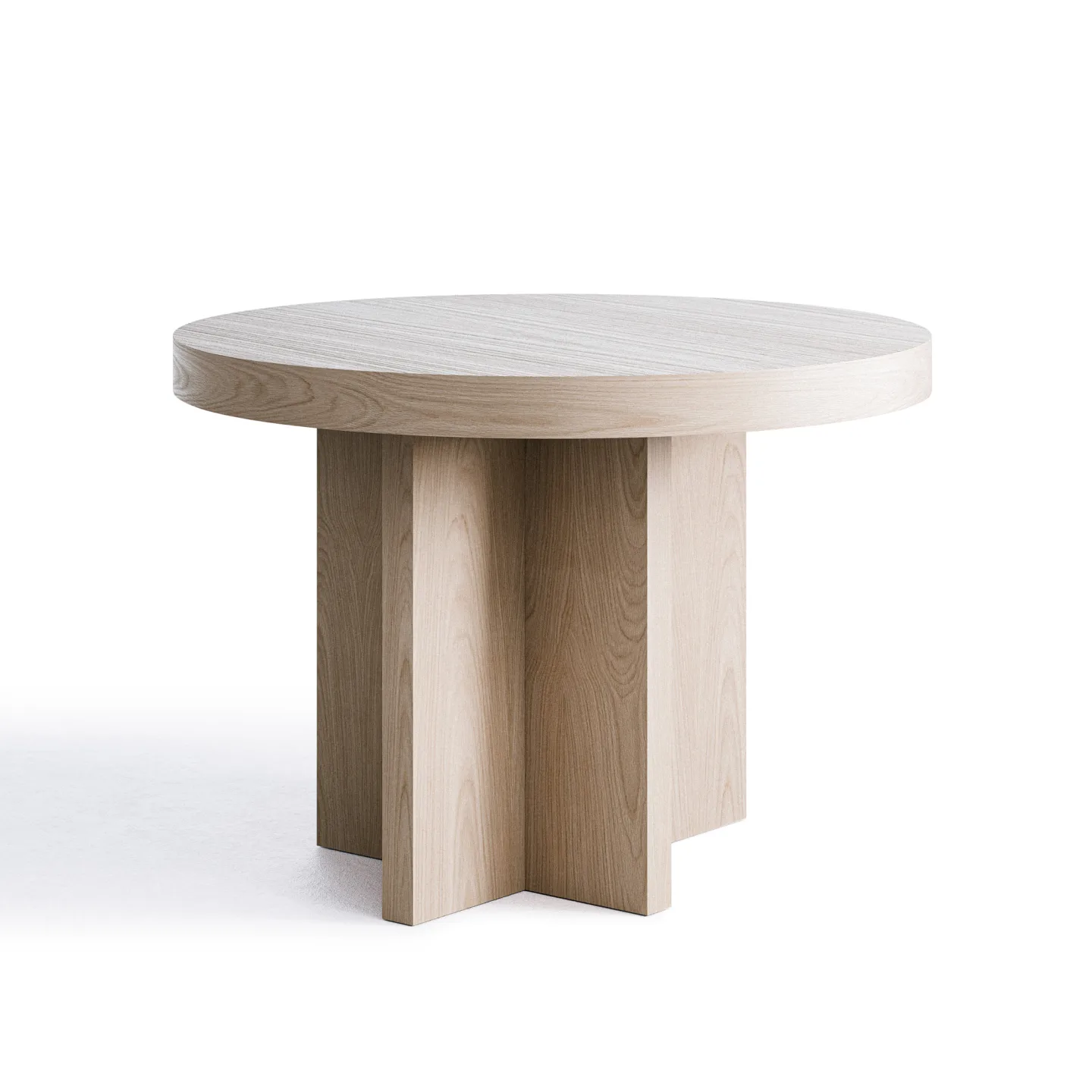 Länna - L.A. Round Coffee Table Ø70 Light Oak - Soffbord - Lotta Agaton - Träfärgad - Trä