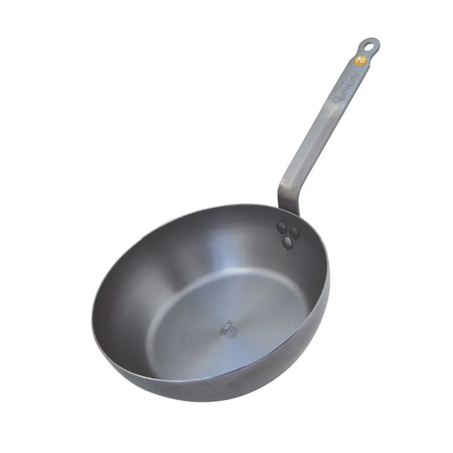 De Buyer Bratpfanne Mineral B Grau Blech/Stahl 24 cm 7.8 cm 24 cm - Material: Stahlblech