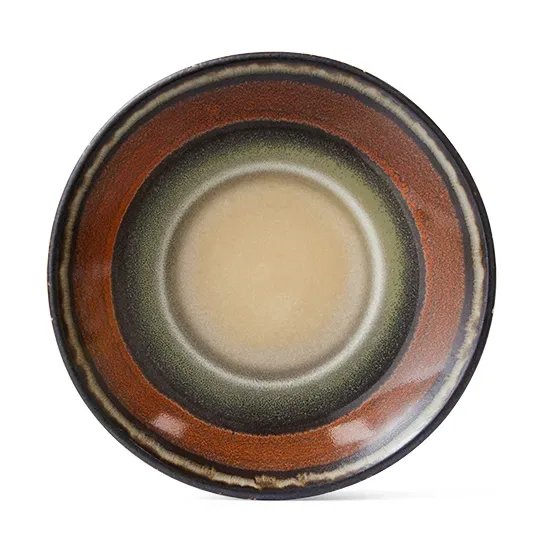 HKliving 70's Kaffeeteller Ø11,5 cm Dark roast