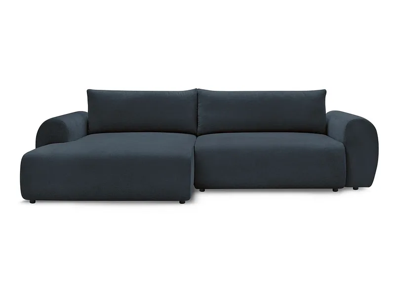 Ecksofa BOBOCHIC LUCIEN Stoff dunkelblau