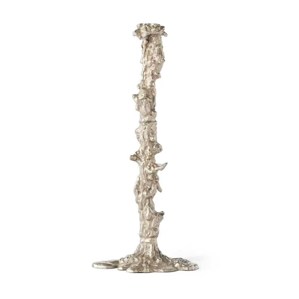 Drip ljusstake silver