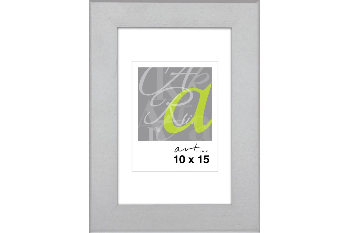 Trendline Tavelram MDF 10x15 cm - Silver