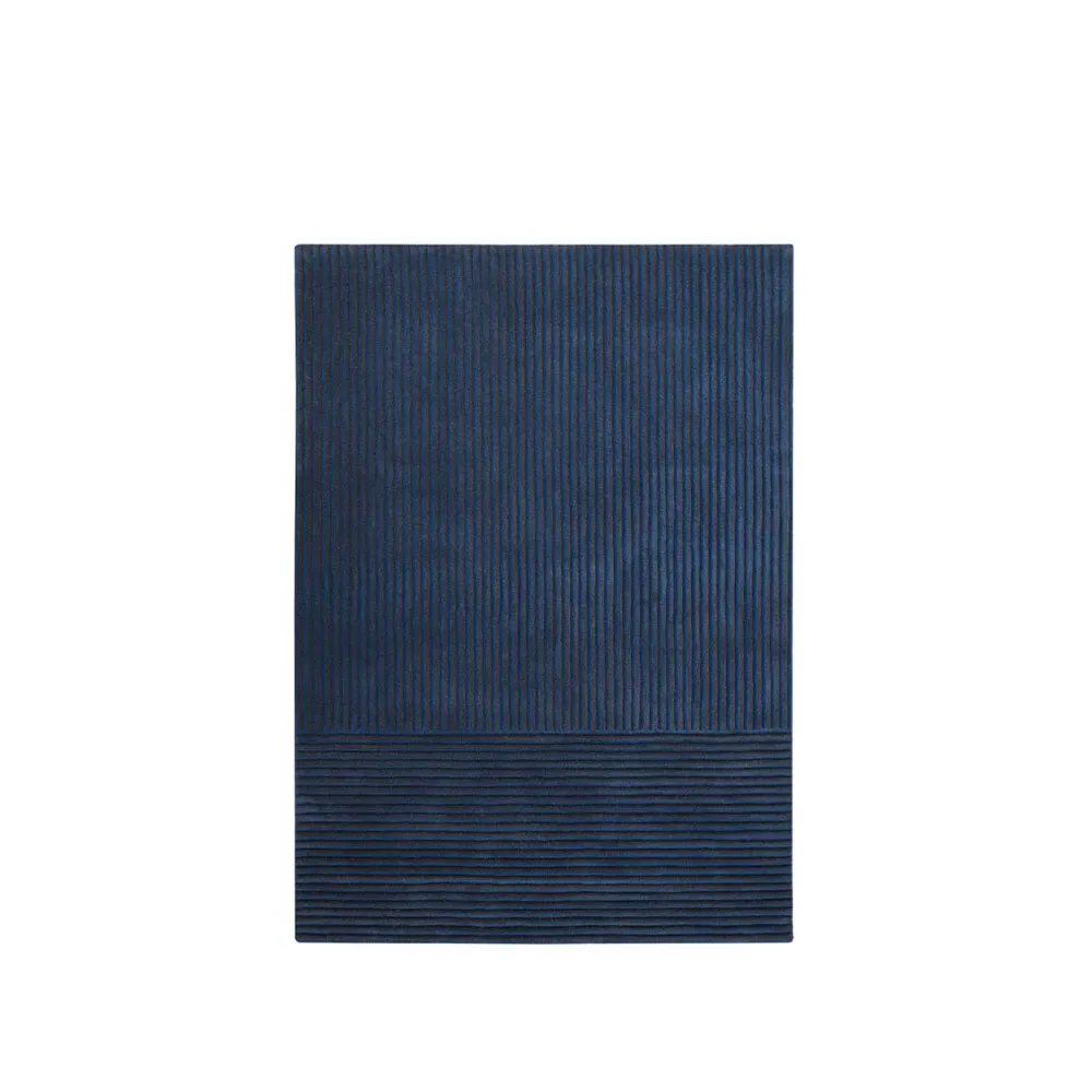 Kateha Dunes Straight matta Blue, 170x240 cm
