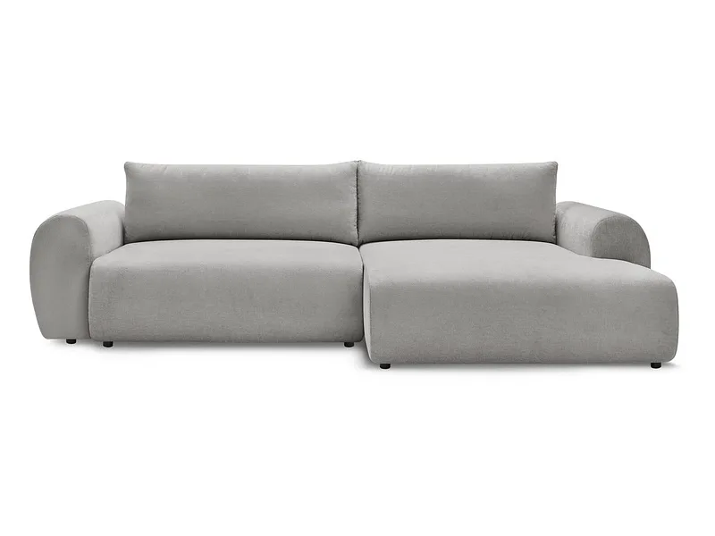 Ecksofa BOBOCHIC LUCIEN Stoff hellgrau