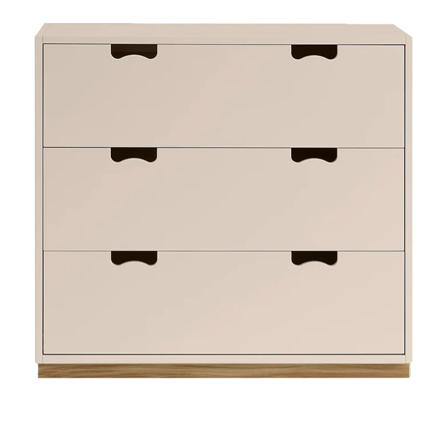 Asplund - Snow Drawer A3 - Rose, Ek Sockel - Byråer - Beige - Trä