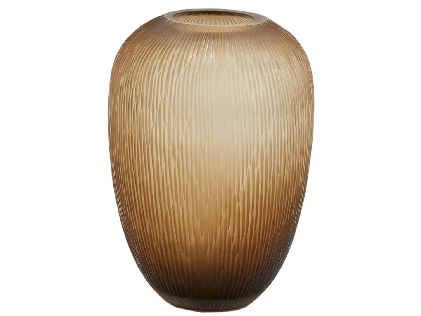 Edg Vase Amber Geschliffen H: 34 cm | Schubiger Möbel