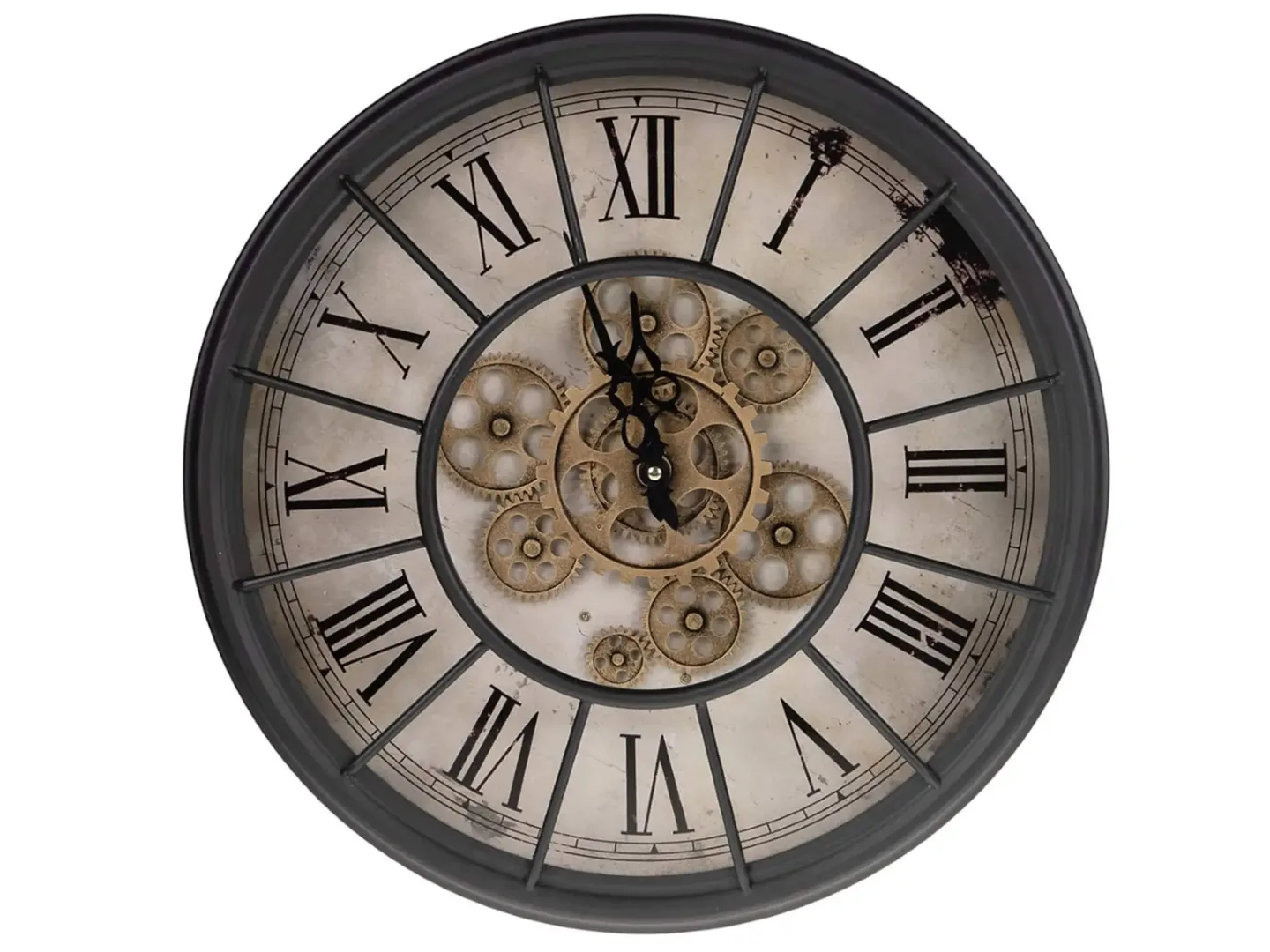 Decofinder Uhr Metall D: 47 cm | Schubiger Möbel