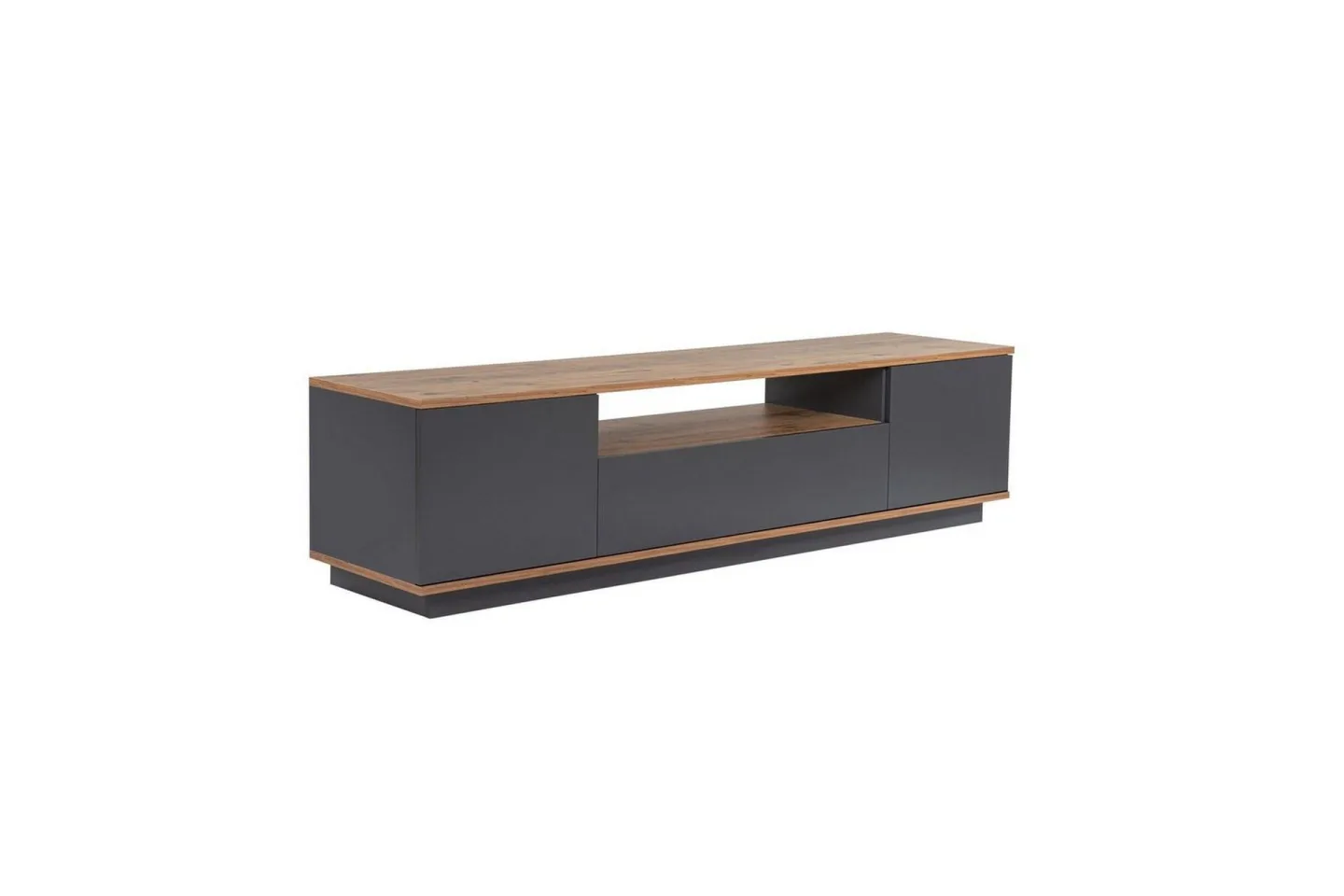 Meni Tv-bänk 180 cm - Natur/Antracit