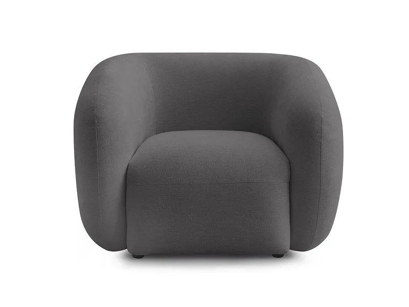 Sessel BOBOCHIC CELINE Stoff dunkelgrau