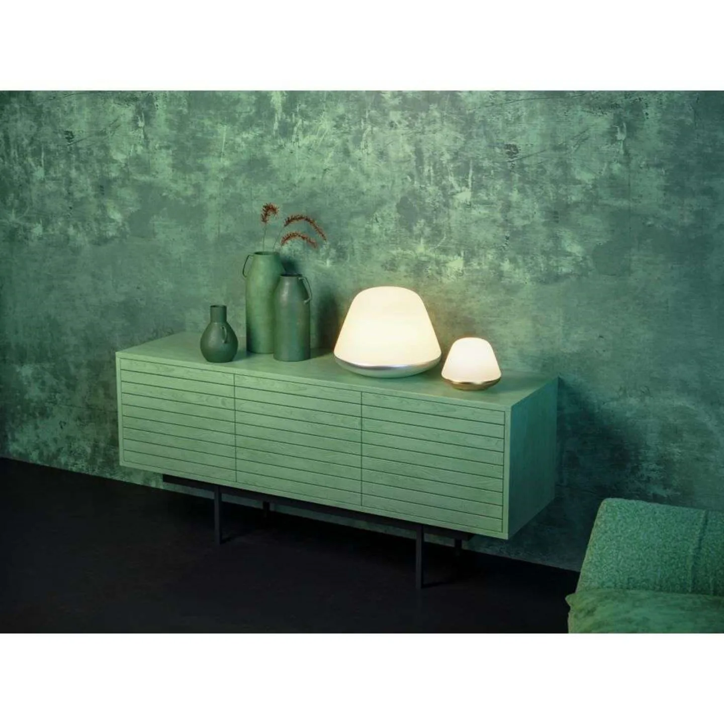 Bloom Bordslampa Small Silver - Herstal - Vardagsrum - Metall