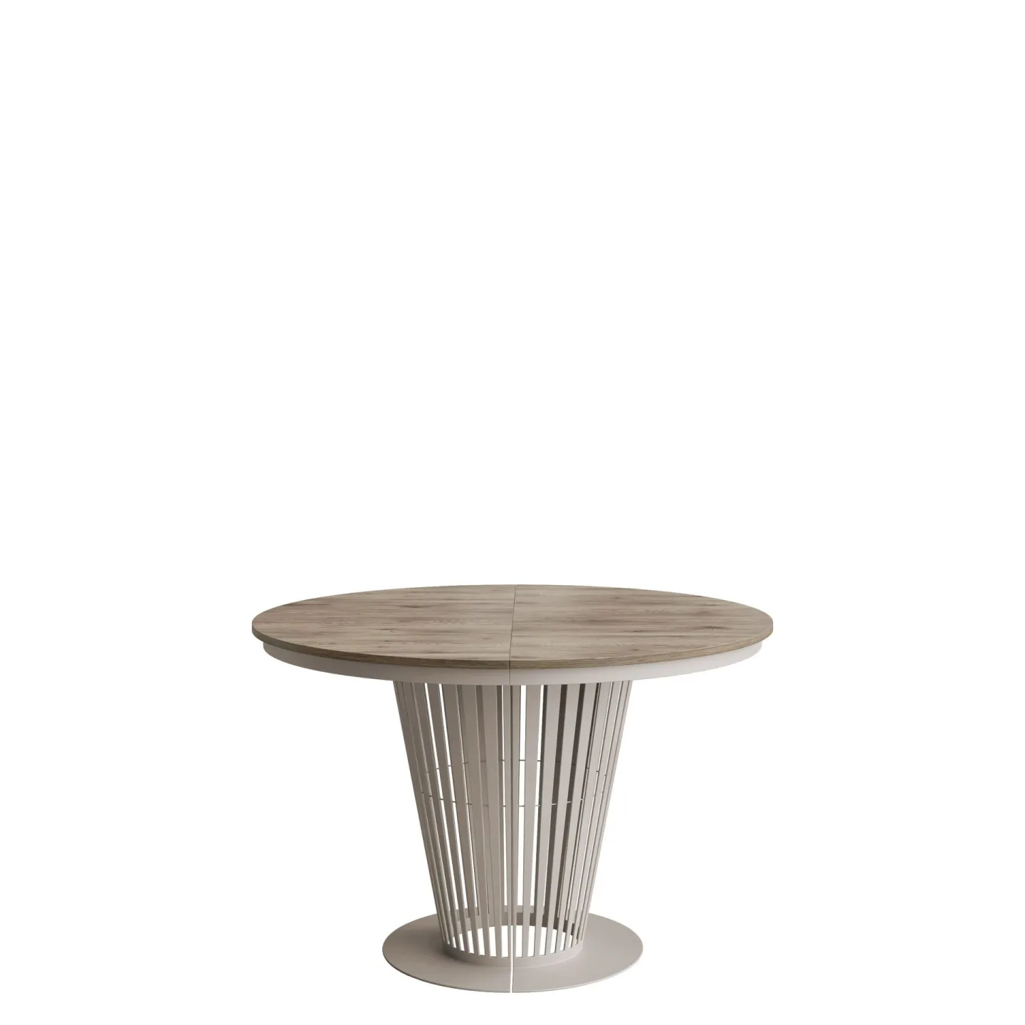 Cedra Runt Matbord 100-176 cm - beige