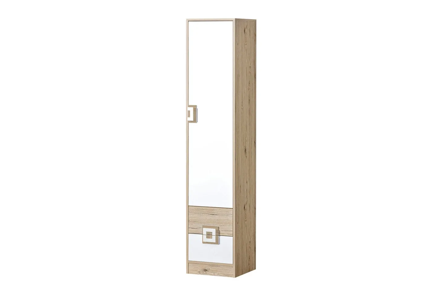 Klacksberg Hylla 40x40x190 cm - Beige/Vit