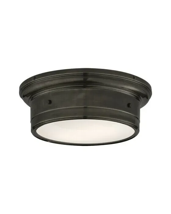 Small Siena Flush Mount Bronze