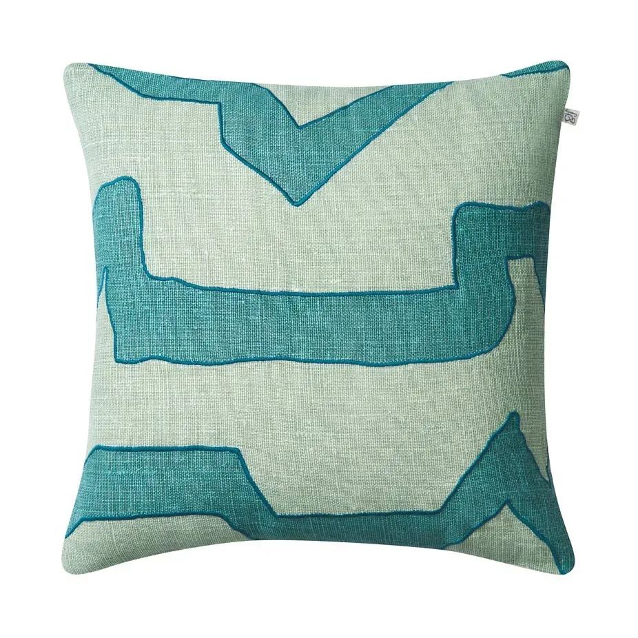 Chhatwal & Jonsson Sikkim kuddfodral 50x50 cm Heaven blue-aqua