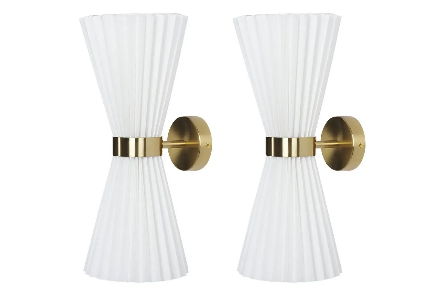 Moletang Vägglampa 2 st E14 - Vit