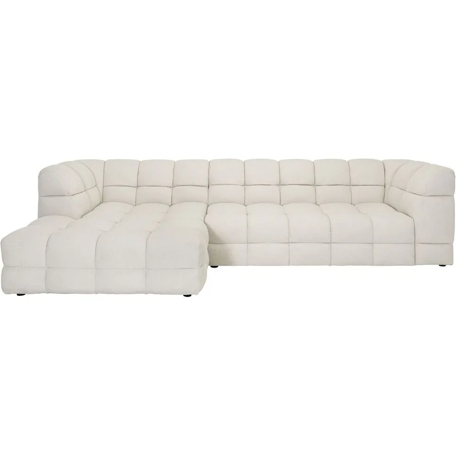 Ecksofa Mala Stoff ivory B 300 T 180 cm