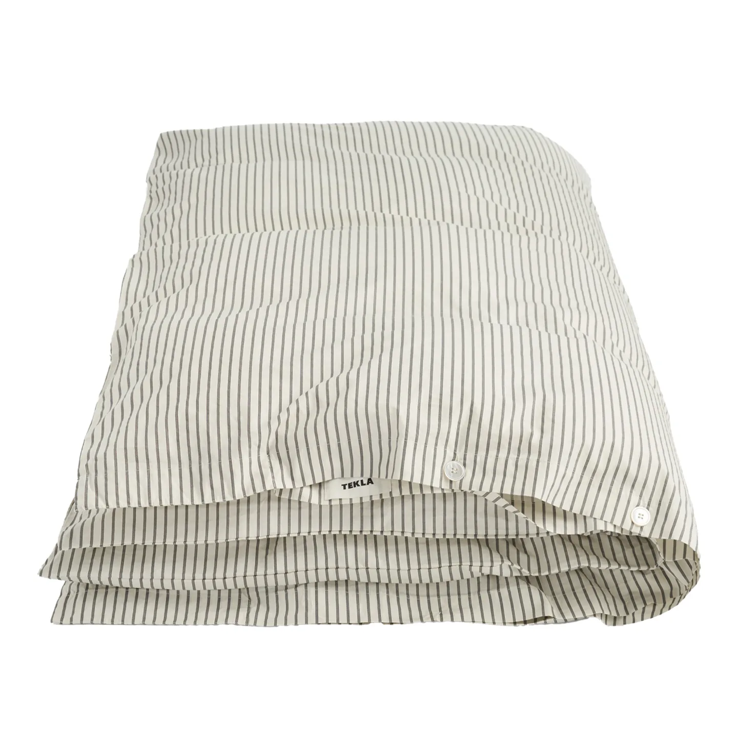 Tekla - Percale Stripes Double Duvet Cover 220X220 Pickford Stripes - Påslakan