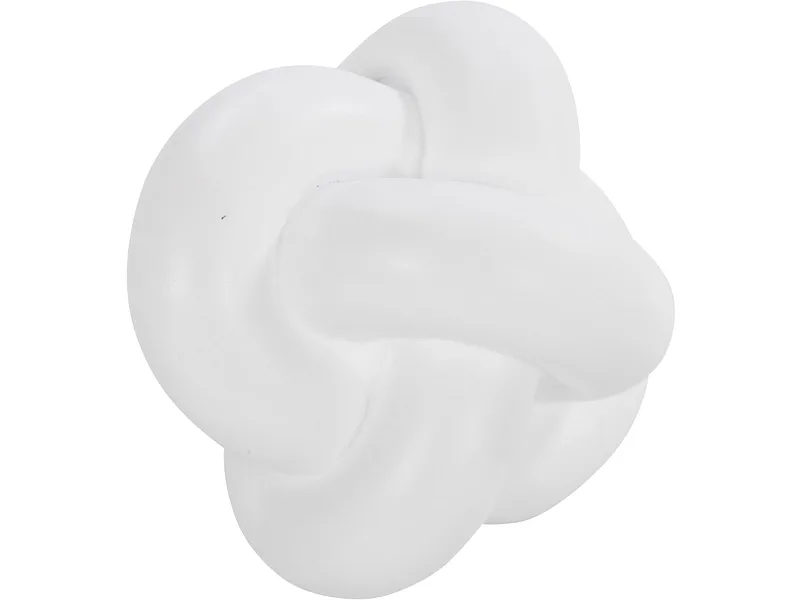 Vase SCULPTURE 10x10x10cm weiss