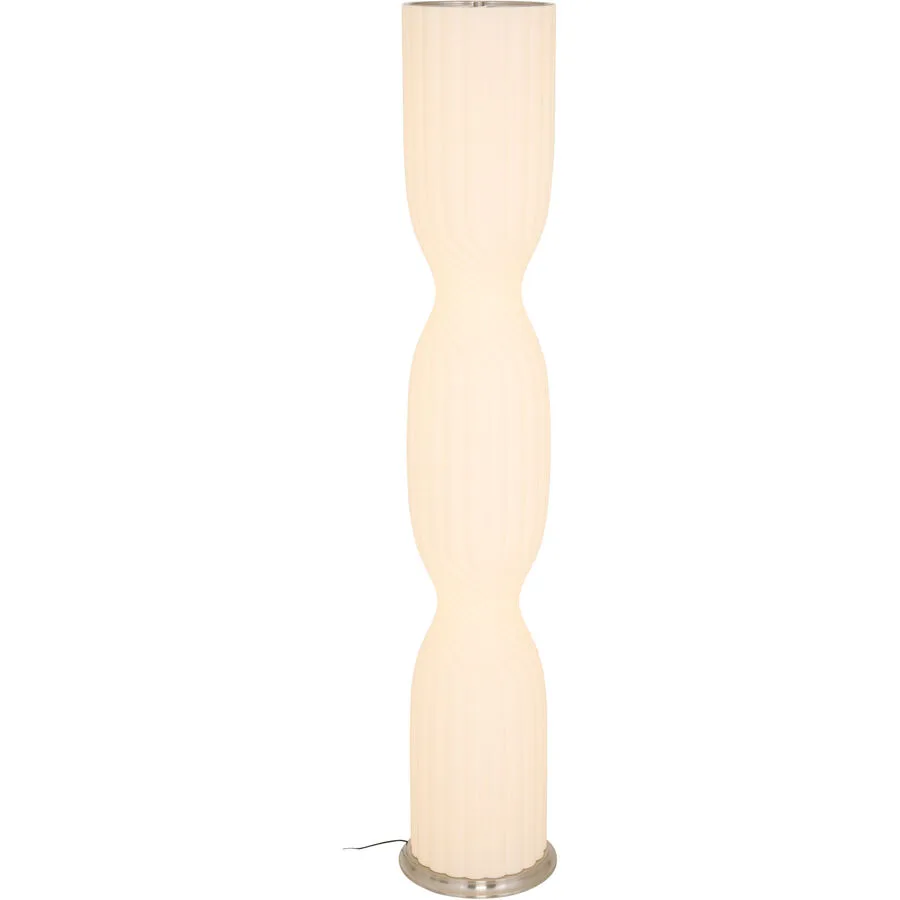 Stehlampe Vienna Kunststoff/Metall weiss 21W LED