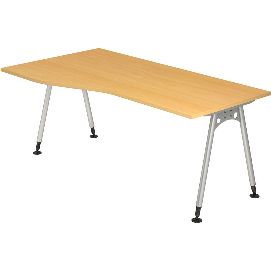Schreibtisch Office buche Holzwerkstoff B 180 T 100 cm