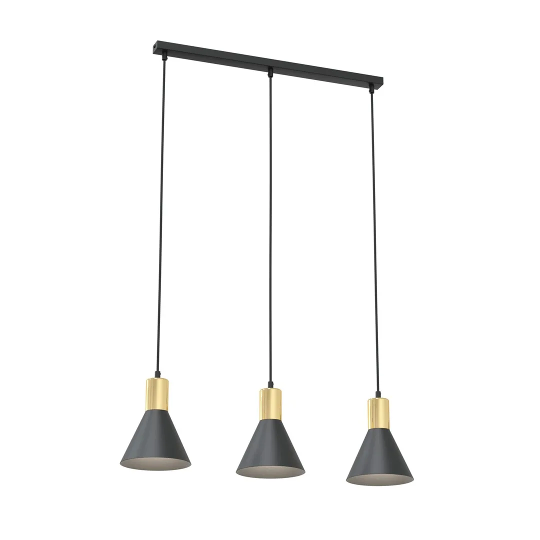 Emibig Lighting - Rosa 60cm - Taklampa - Svart