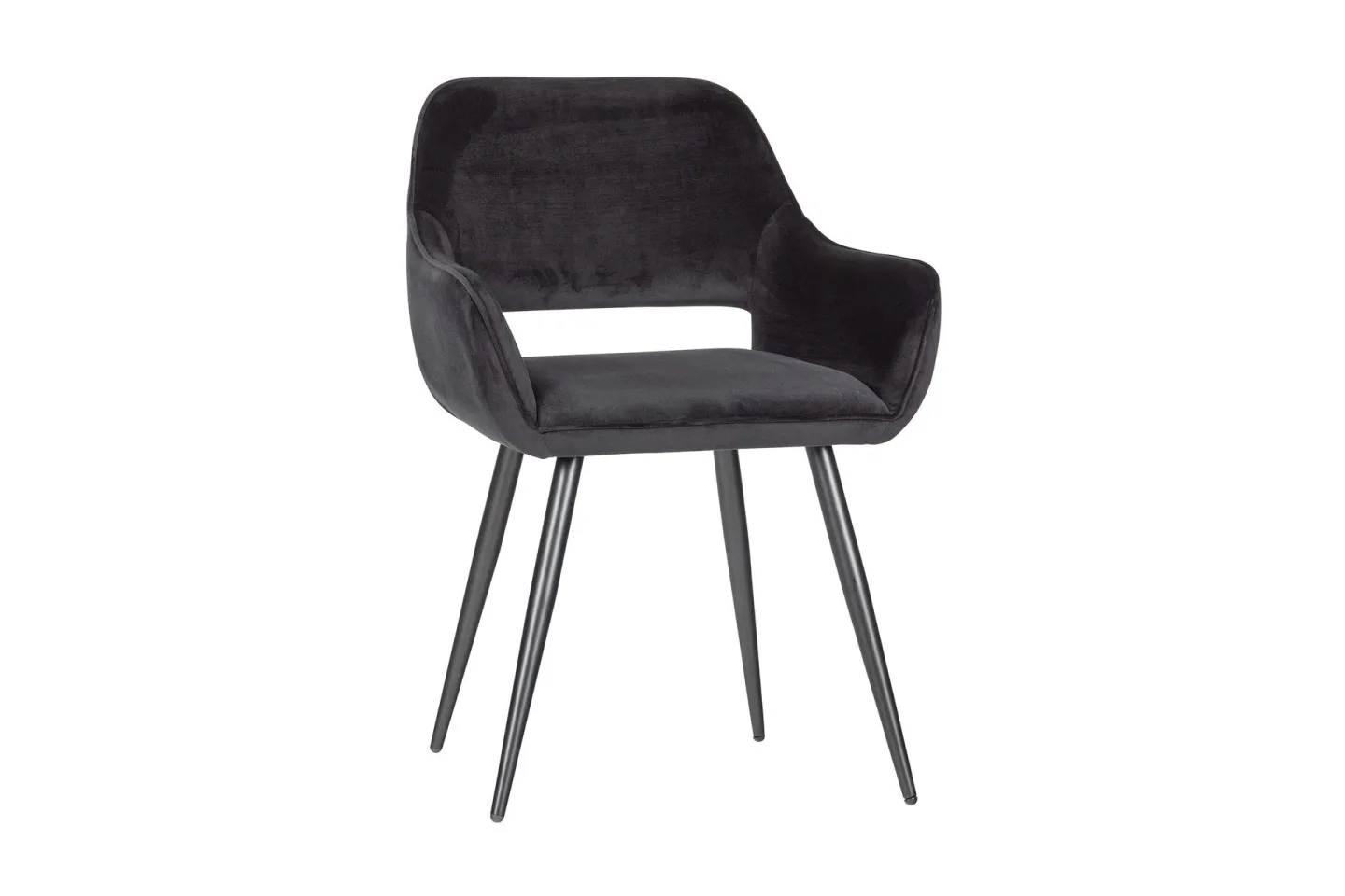 Jelle Matstol 2-pack Sammet - Svart