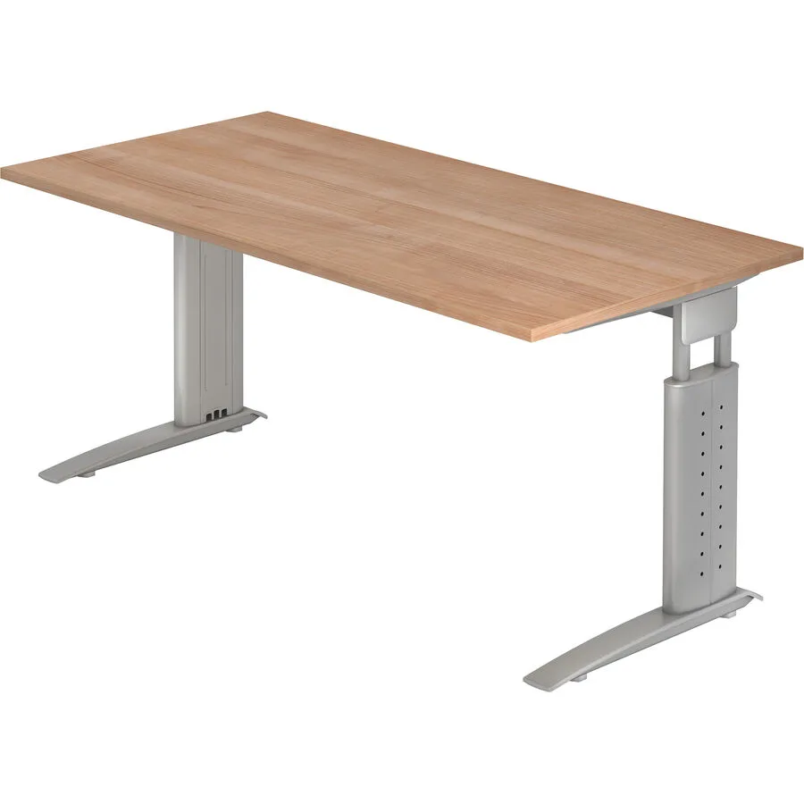 Schreibtisch Office Nussbaum Dekor Holzwerkstoff B 160 T 80 cm