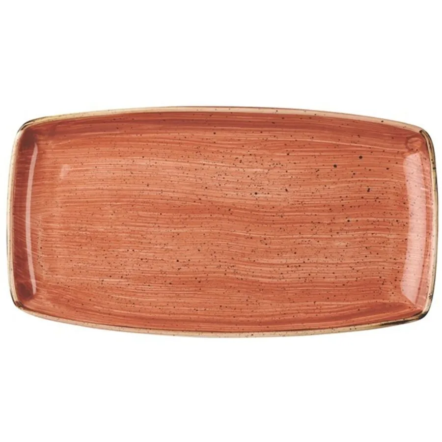 Churchill Platte Stonecast Orange Porzellan 14.5 cm 29.5 cm