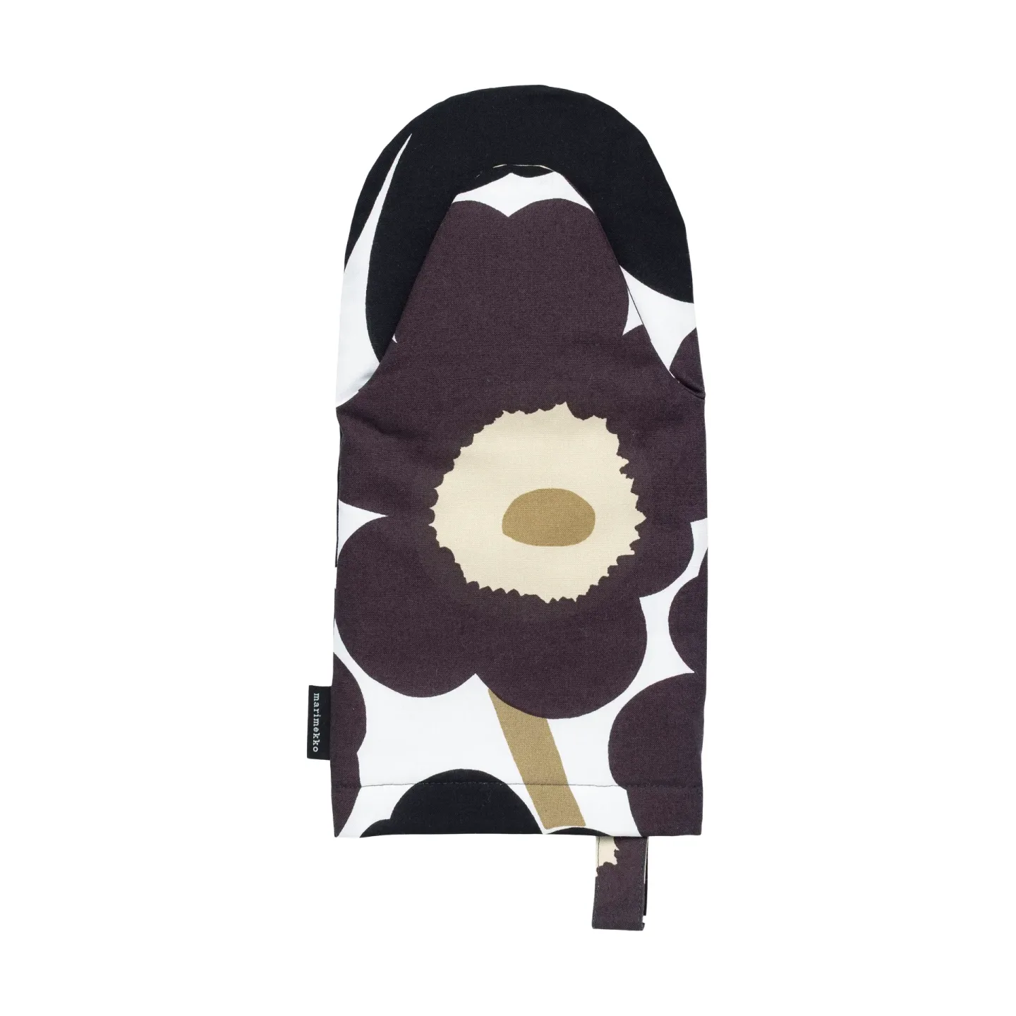 Marimekko Pieni Unikko Ofenhandschuh White-dark grey-beige