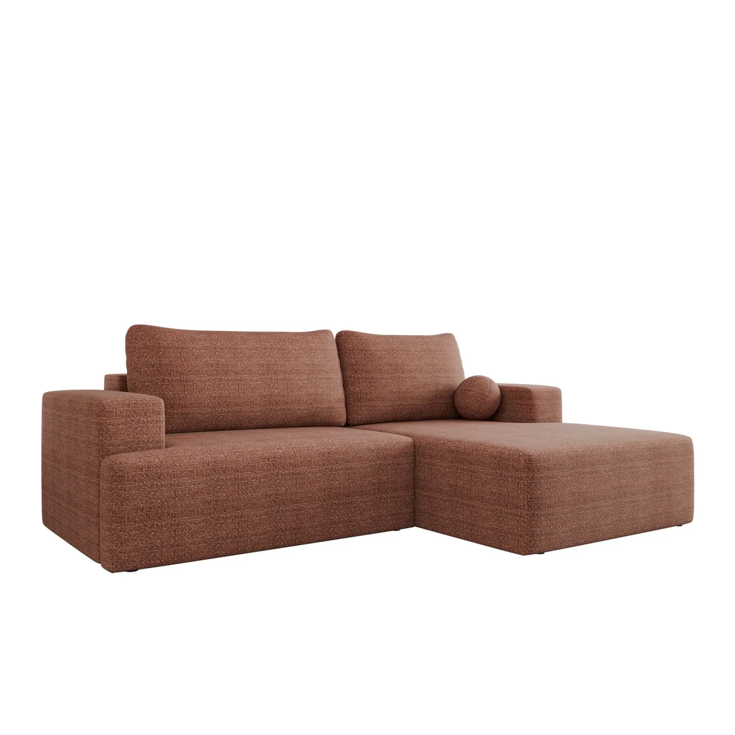 Deylor Bäddsoffa med Divan 3-sits - Rosa