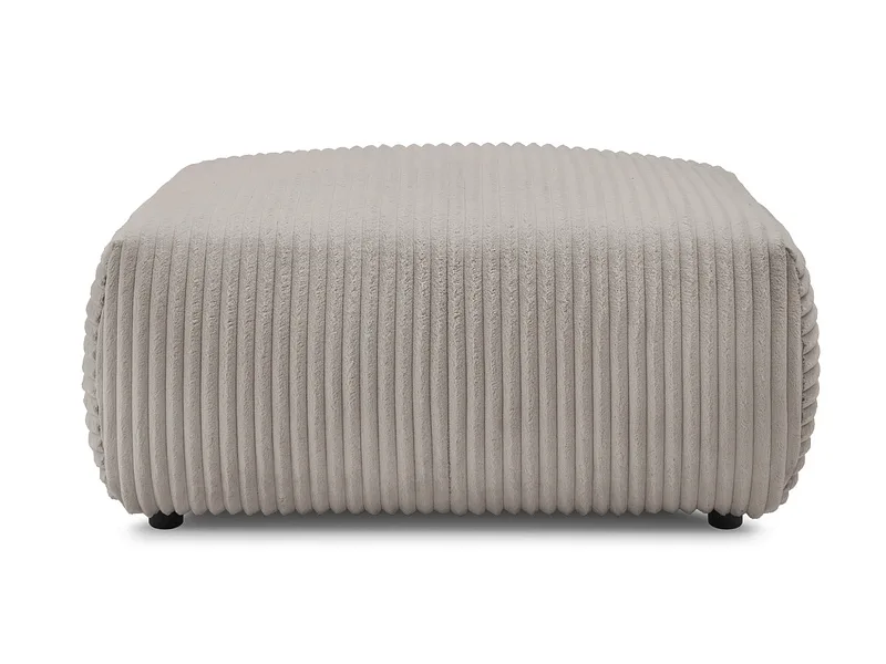 Hocker BOBOCHIC LUCIEN 108x108x46cm cord-stoff taupe