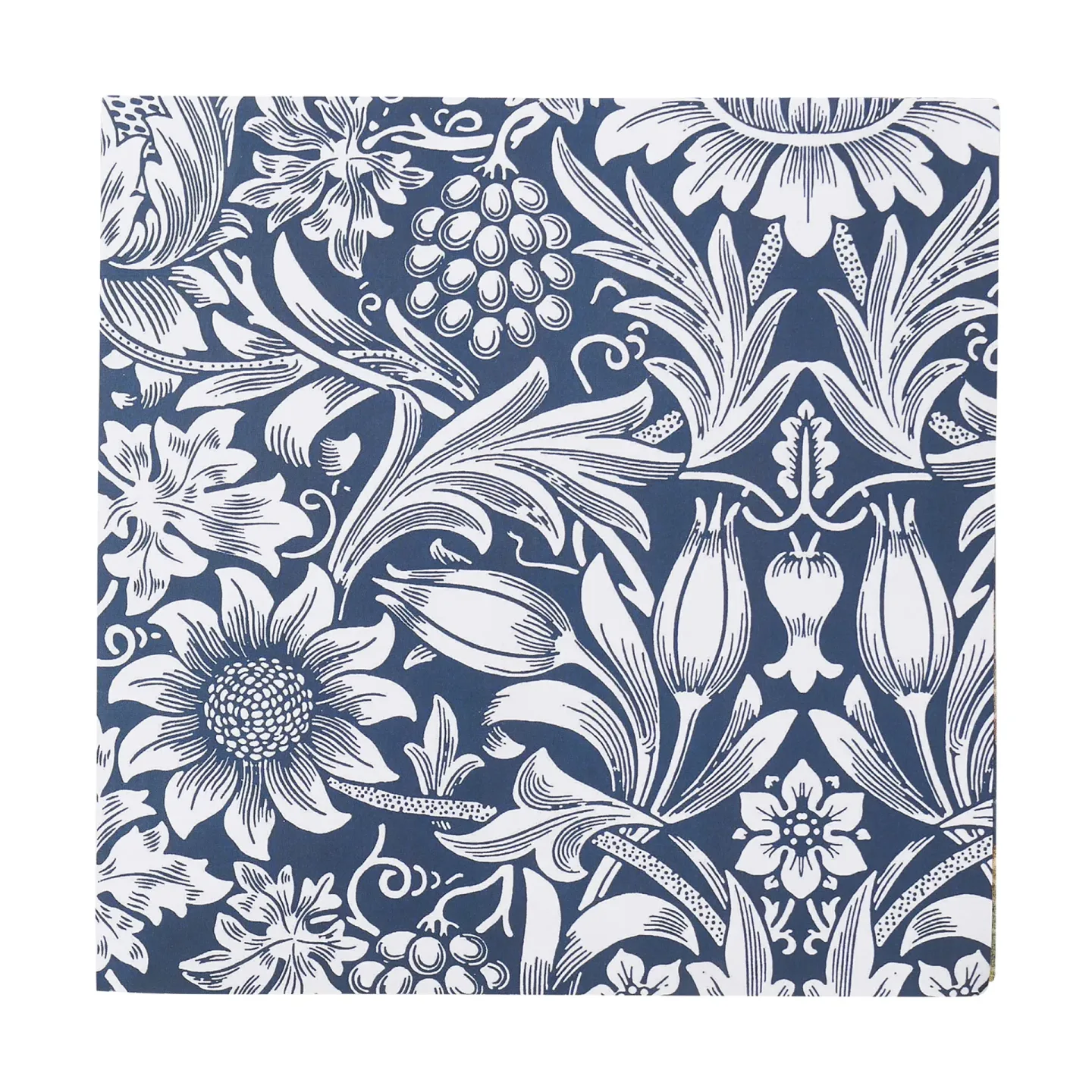 Klippan Yllefabrik Sunflower Serviette 33x33cm 20er Pack Dark denim