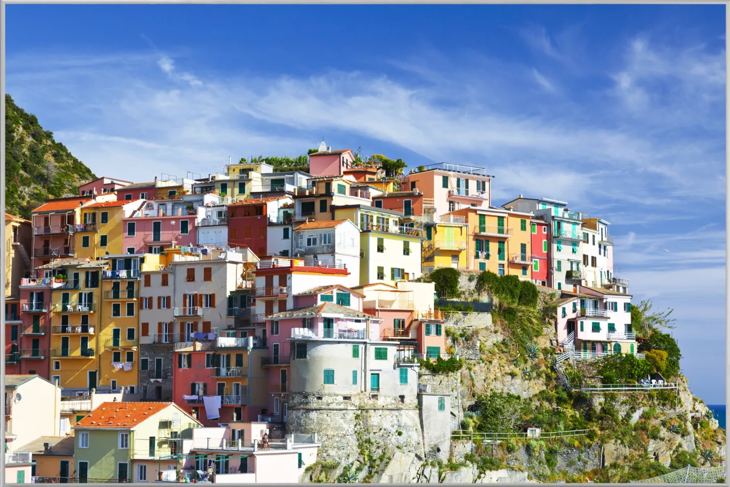 image LAND Bild mit Rahmen Manarola, Riviera 2 | Schubiger Möbel
