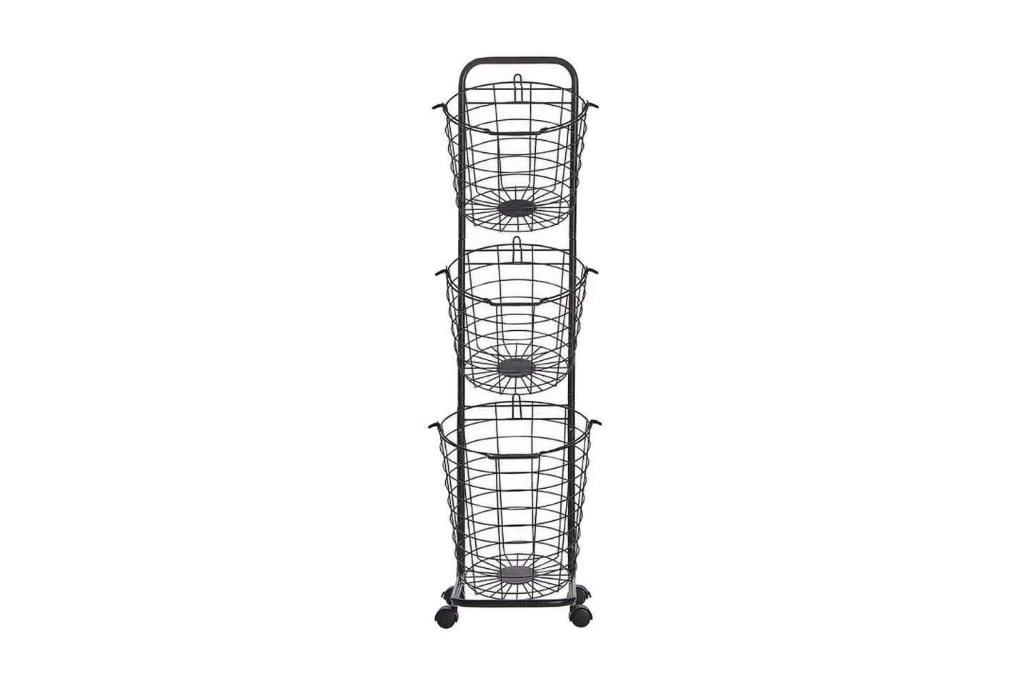 Ayapal Metallställ 37 cm 3 Korgar - Svart