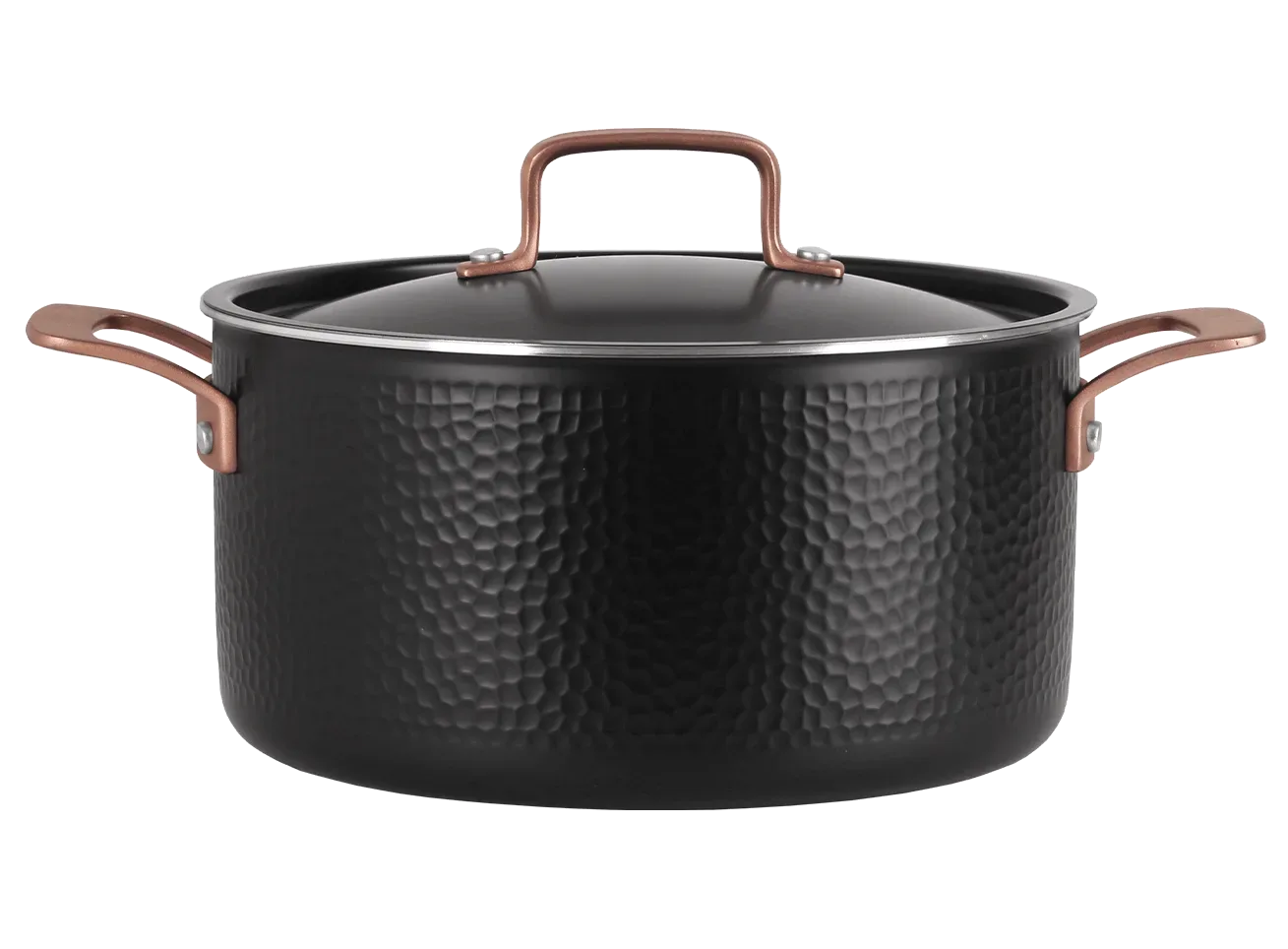 Schmortopf mit Deckel 24 cm / 5,65 Liter – Schwarz