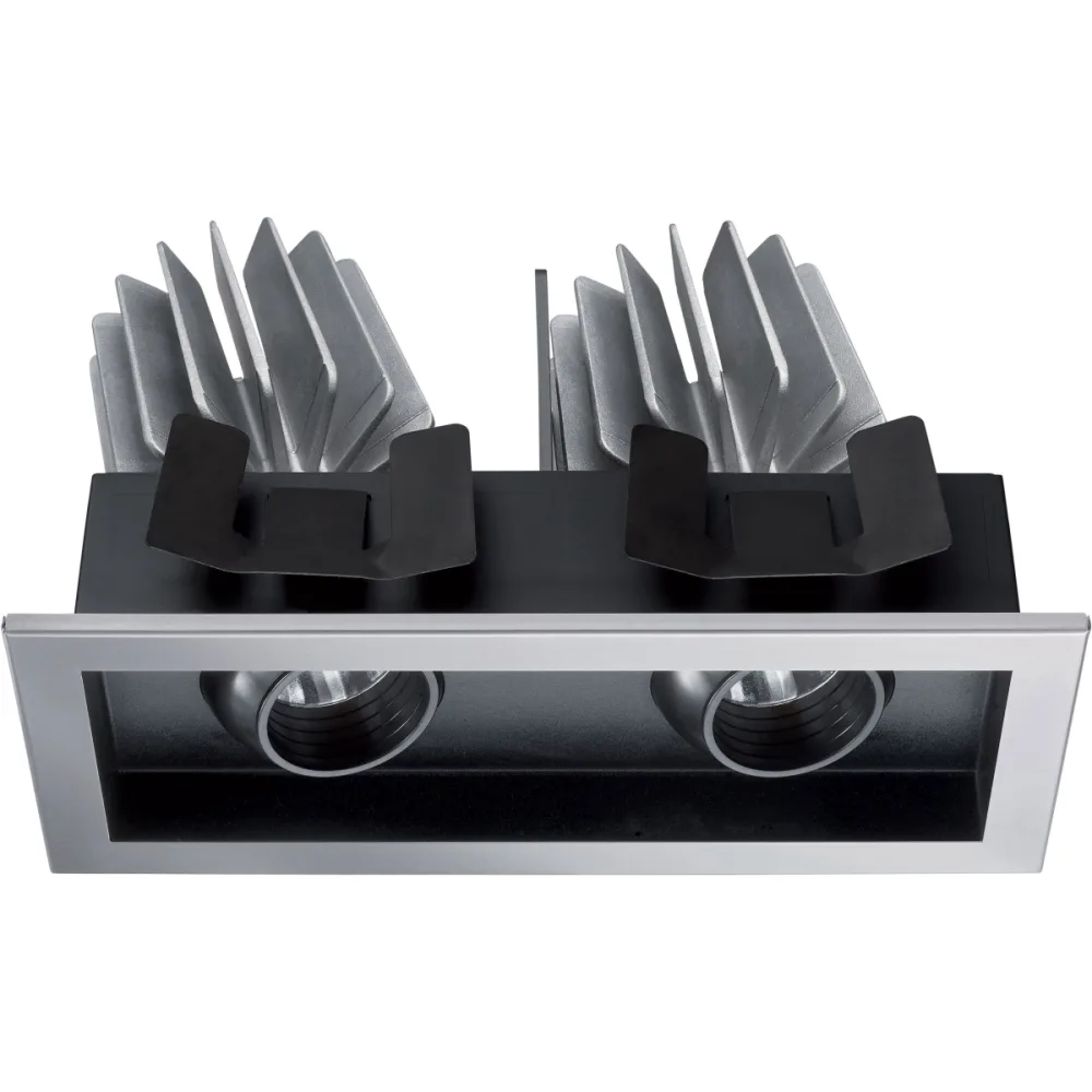 Concord Myriad ADJ Twin 4000K Phase Dim Svart Silver