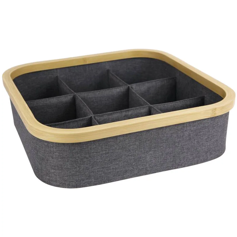 Korb Mona Grau Polyester 9.5 cm