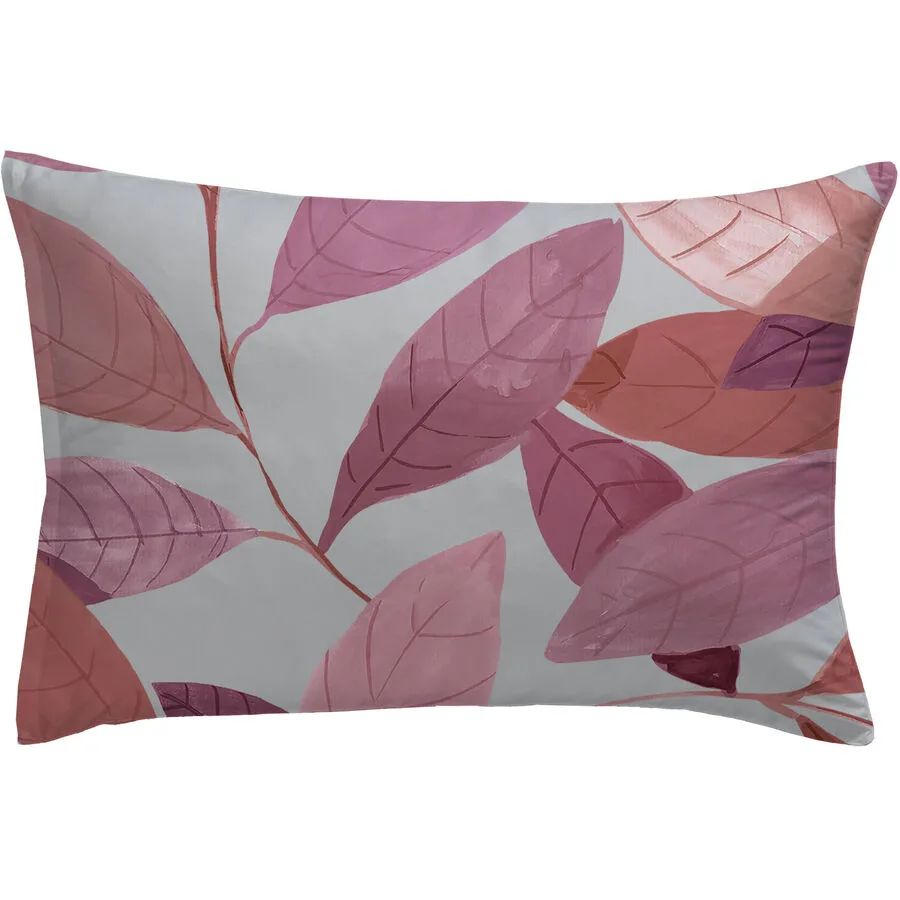 Kissenbezug Severina Grau/Rosa Baumwolle 65 cm 100 cm